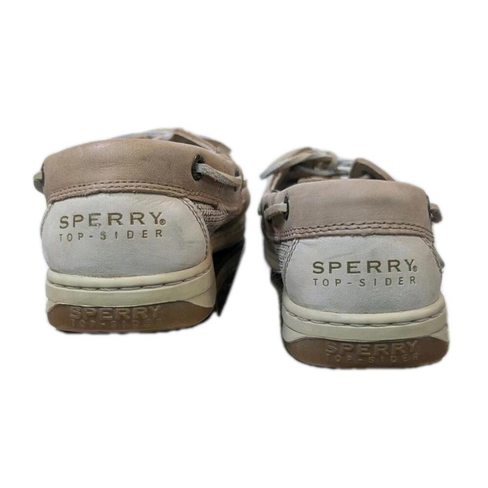 Sperry Top Slider Boat womens tan beige shoes brown sz 8 M New - Picture 5 of 7
